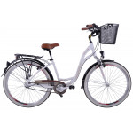 Mestský bicykel 28 Fuzlu New York 3S ATM Biely Hliníkový